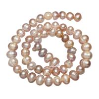 Kartoffel ferskvandskulturperle Beads, Ferskvandsperle, naturlig, lilla, 6-7mm, Hole:Ca. 0.8mm, Solgt Per Ca. 14.5 inch Strand