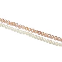 Barock odlad sötvattenspärla pärlor, Freshwater Pearl, naturlig, olika stilar för val, 4-5mm, Hål:Ca 0.8mm, Såld Per Ca 14 inch Strand