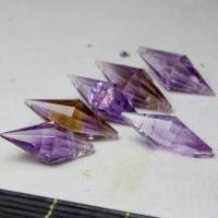 Amethyst Pendelspender, verschiedene Stile für Wahl, 40x16mm, verkauft von PC