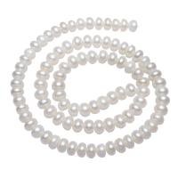 Brambor pěstované sladkovodní perle, Sladkovodní Pearl, přírodní, bílý, 6-7mm, Otvor:Cca 0.8mm, Prodáno za Cca 15 inch Strand