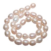 Krumpir Kulturan Slatkovodni Pearl perle, prirodan, roze, 10-11mm, Rupa:Približno 1.5mm, Prodano Per Približno 15 inčni Strand