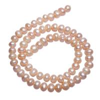 Barokna Kulturan Slatkovodni Pearl perle, Nuggetsi, prirodan, roze, 7-8mm, Rupa:Približno 0.8mm, Prodano Per Približno 15 inčni Strand