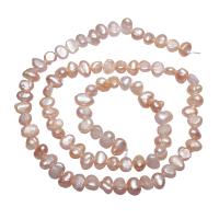 Krumpir Kulturan Slatkovodni Pearl perle, prirodan, roze, 4-5mm, Rupa:Približno 0.8mm, Prodano Per Približno 14 inčni Strand