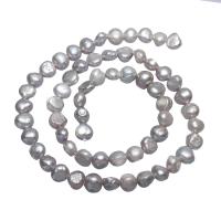 Cultured Potato Freshwater Pearl Beads grey 6-7mm Approx 0.8mm Sold Per Approx 15 Inch Strand