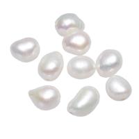 Potatis odlad sötvattenspärla pärlor, Freshwater Pearl, naturlig, vit, 7-8mm, Säljs av PC