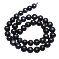 Kartoffel ferskvandskulturperle Beads, Ferskvandsperle, 9-10mm, Hole:Ca. 0.8mm, Solgt Per Ca. 14.7 inch Strand