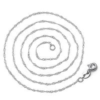 Collana di catena d'argento 925, 925 sterline d'argento, placcato platino, formato differente per scelta & Twist ovale & per la donna, Venduto da filo