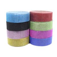 Resin 8 Row Rhinestone Ribbon 40mm Sold By PC