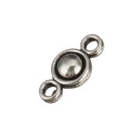 Zinc Alloy Connector antique silver color plated 1/1 loop nickel lead & cadmium free Approx 1mm Sold By Lot