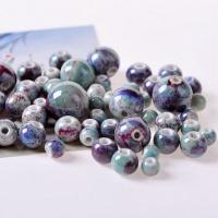 PorseleinJuwelen Beads, Porselein, Ronde, verschillende grootte voor keus, Gat:Ca 2mm, 50pC's/Bag, Verkocht door Bag