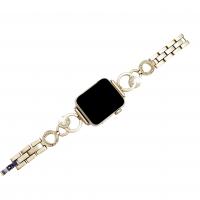 alliage de zinc bracelet de montre, Placage, pour Apple Watch & normes différentes pour le choix & avec strass, plus de couleurs à choisir, Longueur Environ 7 , Vendu par PC