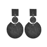 Zinc Alloy Drop Earrings plated for woman Sold By Pair