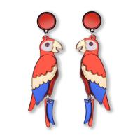 Earring Jewelry Aicrileach, iarann iar earring, parrot, do bhean, 88mm, Díolta De réir Péire