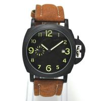 Reloj de Pulsera Unisex, cuero de imitación, con dial de aleación de cinc & Vidrio, unisexo, más colores para la opción, longitud aproximado 8 Inch, Vendido por UD