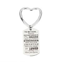 Stainless Steel Key Chain, brug for gør-det-selv celle / Nøglering / Hovedbeklædning / broche & Unisex, oprindelige farve, 22x39mm, Solgt af PC