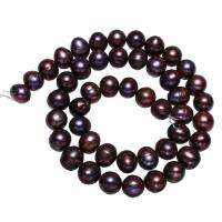 Krumpir Kulturan Slatkovodni Pearl perle, kava u boji, 9-10mm, Rupa:Približno 0.8mm, Prodano Per 15.7 inčni Strand