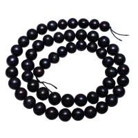 Kartoffel ferskvandskulturperle Beads, Ferskvandsperle, sort, 7-8mm, Hole:Ca. 0.8mm, Solgt Per 14.5 inch Strand