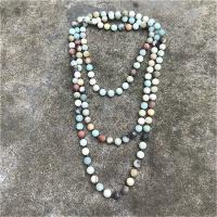 Amazonite collier, styles différents pour le choix, Trou:Environ 1.0mm, Vendu par brin