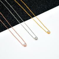 Titanium Steel kaulakoru, Geometrinen kuvio, päällystetty, ovaalin ketjun & naiselle & tekojalokivi, enemmän värejä valinta, Myyty Per N. 15.7 tuuma Strand