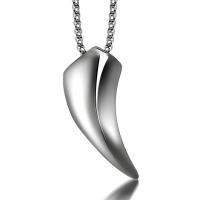 titanium Vedhæng, Titanium Stål, Unisex, oprindelige farve, 18x44mm, Hole:Ca. 5mm, Solgt af PC