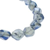 Prirodni kvarc nakit Beads, šarene pozlaćen, različite veličine za izbor & faceted, Približno 26računala/Strand, Prodano Per Približno 15.1 inčni Strand