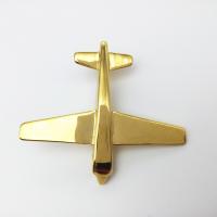 Edelstahl Schmuck Anhänger, Flugzeug, plattiert, keine, 49x44mm, Bohrung:ca. 2-4mm, verkauft von PC