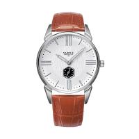 Yazole® Mannen Sieraden Horloge, Roestvrij staal, met Glas, plated, Leven waterbestendig & voor de mens, meer kleuren voor de keuze, 44mm, Lengte Ca 9.6 inch, Verkocht door PC