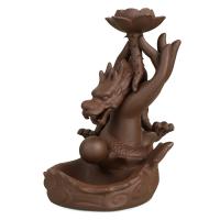 Porcelain Backflow Incense Burner, Poircealláin, 130x200x120mm, Díolta De réir PC