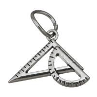 Zink Alloy Halsband, Geometriskt mönster, antik silver pläterad, nickel, bly och kadmium gratis, 24x17x2mm, Hål:Ca 7.5mm, 100PC/Lot, Säljs av Lot