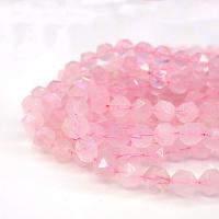 Φυσικό ροζ χαλαζία χάντρες, Rose Quartz, γυαλισμένο, DIY & διαφορετικό μέγεθος για την επιλογή, ροζ, Τρύπα:Περίπου 1mm, Sold Με Strand