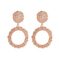 Zinc Alloy Drop Earrings plated for woman nickel lead & cadmium free Sold By Pair