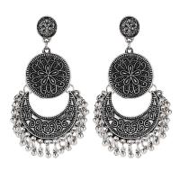 Zinc Alloy Drop Earrings plated for woman nickel lead & cadmium free Sold By Pair