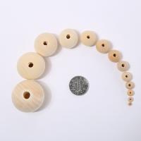 Holzperlen, Holz, verschiedene Größen vorhanden, Bohrung:ca. 2-3mm, 1000PCs/Tasche, verkauft von Tasche