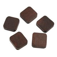 Holzperlen, Holz, 25x24x6mm, Bohrung:ca. 1.5mm, 100PCs/Tasche, verkauft von Tasche