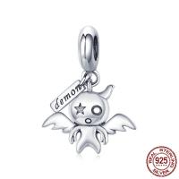 Bali Sterling Silver Pendants, Tailandia, sem troll, 17x23mm, Buraco:Aprox 4.5-5mm, vendido por PC