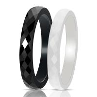 Porcelán Finger Ring, különböző méretű a választás & a nő, több színt a választás, 3mm, Által értékesített PC