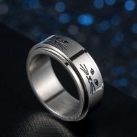 Titantium Cruach Finger Ring, Cruach Tíotáiniam, is féidir a bheith casta & unisex & méid éagsúla do rogha & blacken, Díolta De réir PC