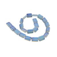 Koraliki z morskiego opalu, Opal morski, Prostokąt, 13x18x6mm, otwór:około 1.5mm, około 22komputery/Strand, sprzedawane na około 15.7 cal Strand