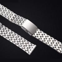 ROSTFRITT STÅL Watch Band, hårt arbetande & för människan, silver, 20x170mm, Säljs av PC