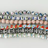 Handgemaakte Lampwork Beads, meer kleuren voor de keuze, 16x16x16mm, Gat:Ca 3mm, Ca 25pC's/Strand, Per verkocht Ca 13.5 inch Strand