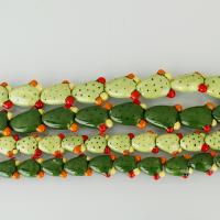 Handmade Lampwork Gyöngyök, Opuntia Stricta, több színt a választás, Által értékesített Strand