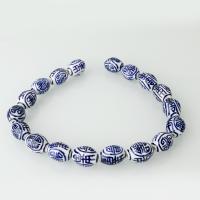 Porcelán Ékszerek Gyöngyök, 19x14x14mm, Lyuk:Kb 2mm, Kb 18PC-k/Strand, Naponta eladott Kb 13.5 inch Strand