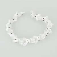 Perles murano animaux, chalumeau, lapin, 27.50x19.50x12.50mm, Trou:Environ 1.5mm, Environ 15PC/brin, Vendu par Environ 13 pouce brin