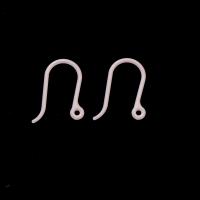 PC plaisteacha Hook earring, greamán eapocsa, hypoallergenic, dathanna níos mó le haghaidh rogha, 0.65mm, 100ríomhairí pearsanta/Mála, Díolta De réir Mála