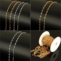 Stainless Steel Jewelry Chain with plastic spool plated Sold By Spool