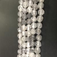 Quarzo nuvola perla, lucido, DIY & sfaccettati, bianco, 8MM, Appross. 47PC/filo, Venduto per Appross. 15 pollice filo