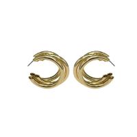 Boucle d'oreille dormeuse en alliage de zinc, Placage, pour femme, plus de couleurs à choisir, protéger l'environnement, sans nickel, plomb et cadmium, 35*30mm, Vendu par paire