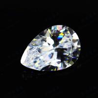 Cubic Zirconia Cabochons polished white Sold By Lot