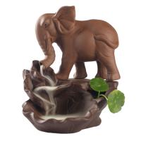 
Backflow Weihrauchbrenner Weihrauchkegel Sticks Holder Home Decor, Porzellan, Elephant, keine, 130x110x160mm, verkauft von PC