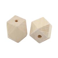 madera compnete para piendientes caída, Sostenible, Blanco, 20x20mm, agujero:aproximado 4mm, aproximado 1000PCs/Bolsa, Vendido por Bolsa